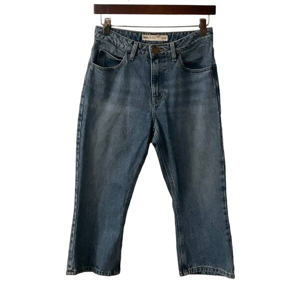 ASOS Blue Remo Key Rebel Capri Jean 28/26 Boho Vacation Classic Summer Fisherman - Picture 1 of 10